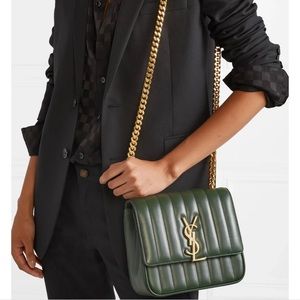 YSL Vicky medium quilted leather shoulder bag
